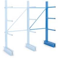 MANORGA Uitbreiding stellingkast 3 Planken 1.000 x 400 x 2.000 mm Grijs