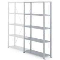 MANORGA Startschap 5 Planken 1.250 x 400 x 2.000 mm Grijs