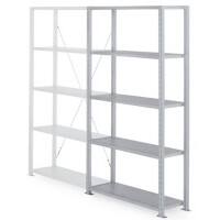 MANORGA Startschap 5 Planken 1.250 x 600 x 2.000 mm Grijs