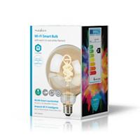 Nedis LED lamp Wifi Smart Gedraaid E27 G125 5,5 W 350 lm Warm wit