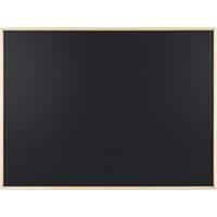 Bi-Office Krijtbord met grenen frame Zwart, bruin 120 x 90 cm