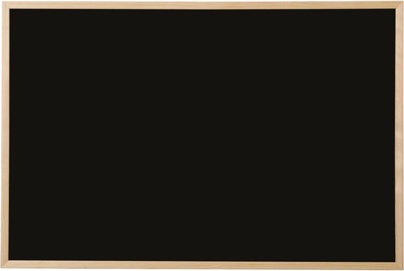 Bi-Office Basic Krijtbord 60 (B) x 1,4 (D) x 45 (H) cm Zwart