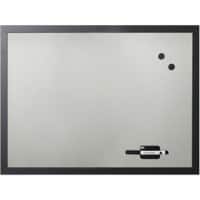 Bi-Office Magnetisch Whiteboard 22mm frame Zwart 90 x 60 cm