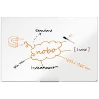 Nobo Impression Pro whiteboard 1915399 wandmontage magnetisch email 180 x 120 cm smal frame