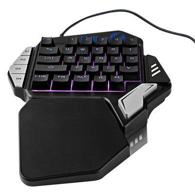 Nedis Gaming-toetsenbord Voor één hand Bedraad GKBD300BK Internationale lay-out