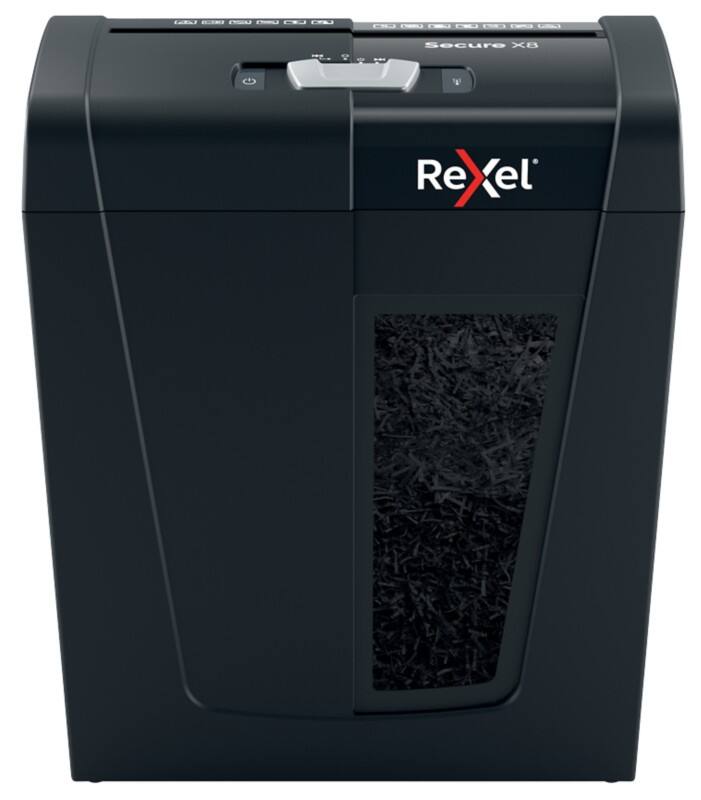 Rexel Secure X8 Papierversnipperaar Snippers Veiligheidsniveau P-4 8 Vel
