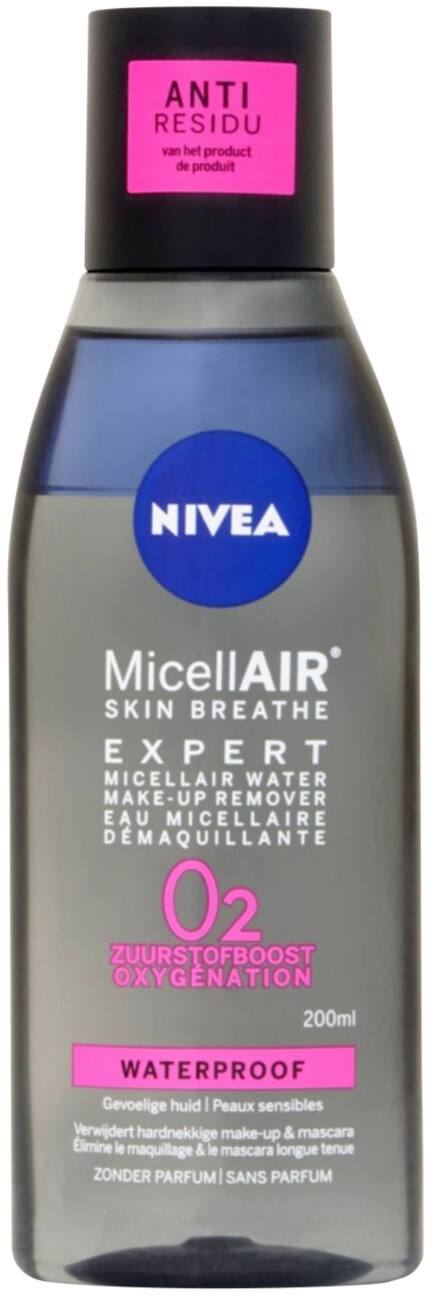 NIVEA Skin Breathe Expert Micellair Make-up Remover Waterbestendig 200 ml