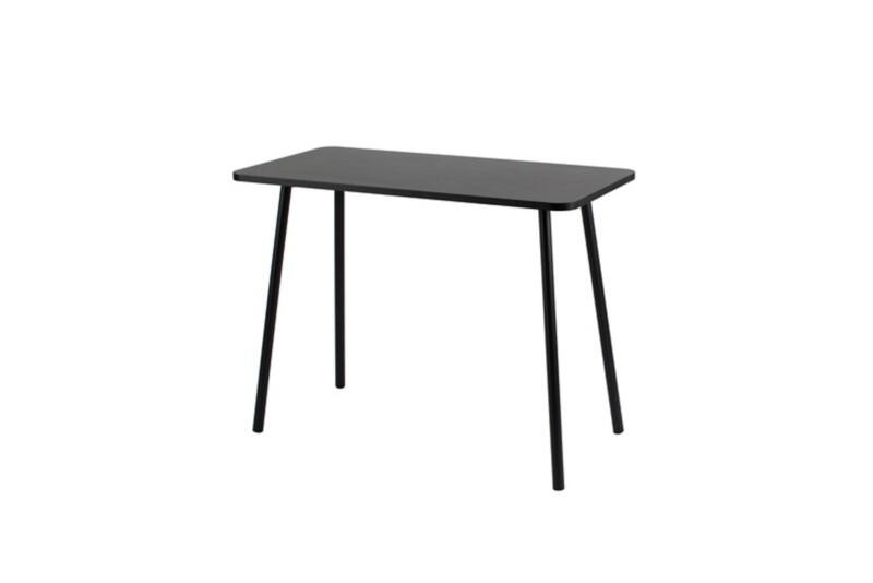 Paperflow Thuiskantoorbureau Rechthoekig Zwart 4 metalen poten 1.140 (B) x 600 (D) x 750 (H) mm Melamine  