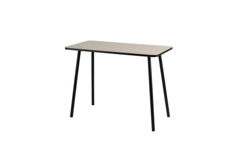 Paperflow Thuiskantoorbureau Rechthoekig Eiken 4 metalen poten 1.140 (B) x 600 (D) x 750 (H) mm Melamine  