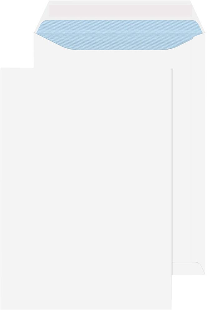 Purely Everyday Zak-enveloppen C4 Kleefstrip 229 x 324 mm Onbedrukt 100 g/m2 Wit 25 stuks