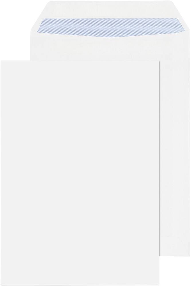 Purely Everyday Zak-enveloppen C5 Gegomd 162 x 229 mm Onbedrukt 90 g/m2 Wit 50 stuks
