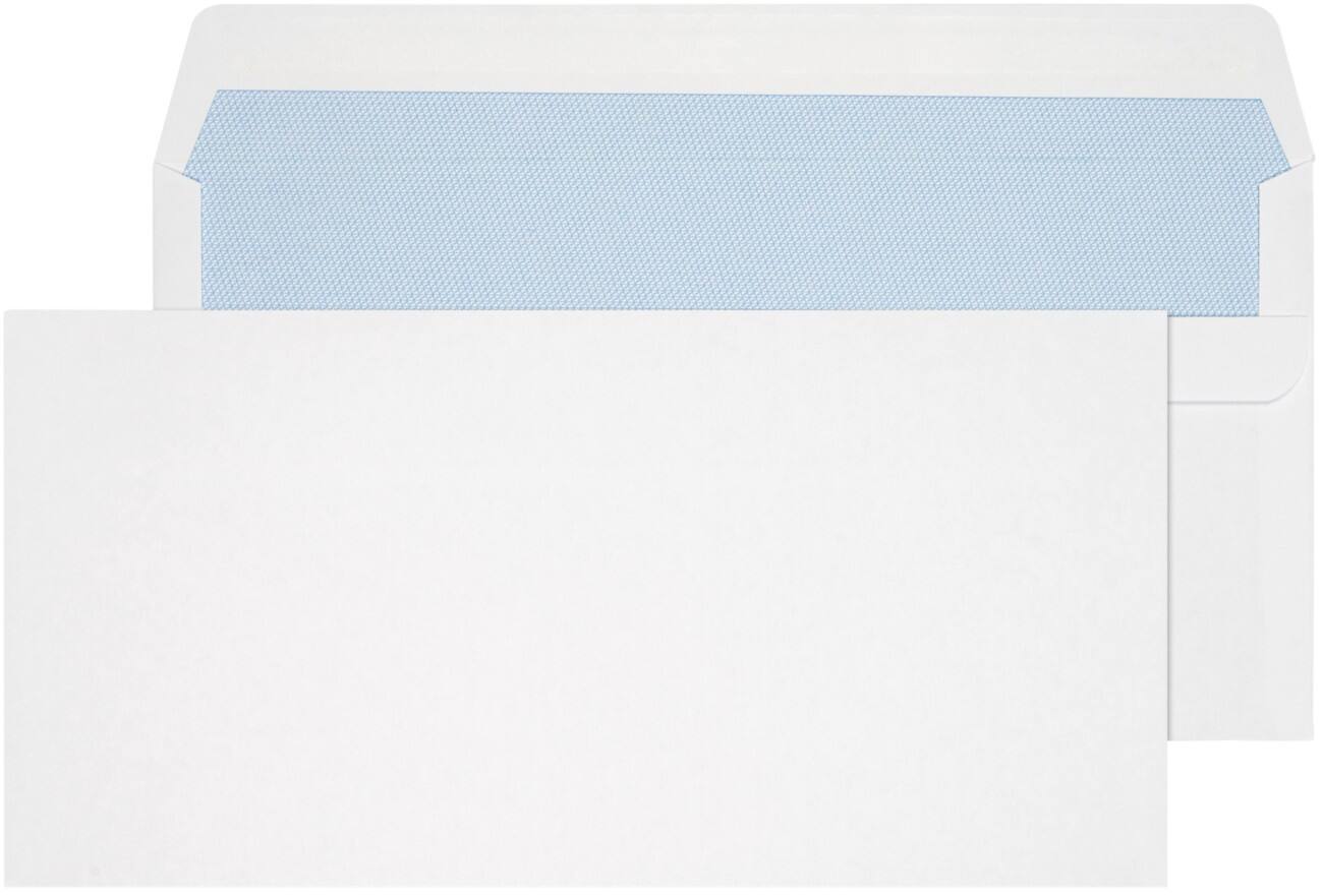 Purely Everyday Dienst-enveloppen DL 90 g/m2 Wit Geen venster Gegomd 50 stuks