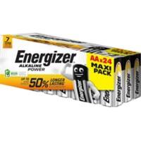 Energizer Batterijen Alkaline Power LR6 AA LR6 2700 mAh Alkaline 1.5 V 24 24 Stuks 