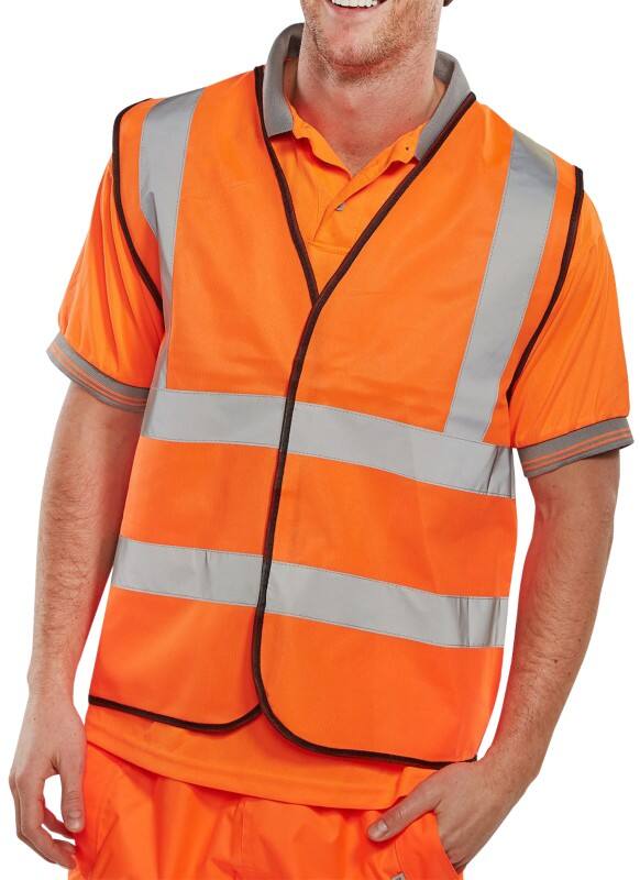 B Seen Hi-Vis Hesje Veiligheidskleding 4XL Oranje