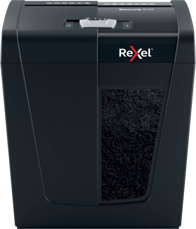 Rexel Secure X10 Papierversnipperaar Snippers Veiligheidsniveau P-4 10 Vel