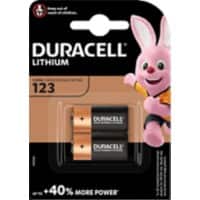 Duracell Batterijen High Power CR123 CR17345 Lithium (Li) 3 V 2 Stuks