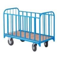 MANORGA Trolley met twee zijden 2 x achterkant Blauw