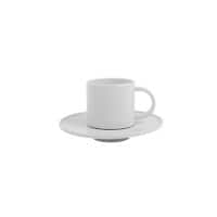 Koffieschotel Porselein 14 cm Wit 6 stuks