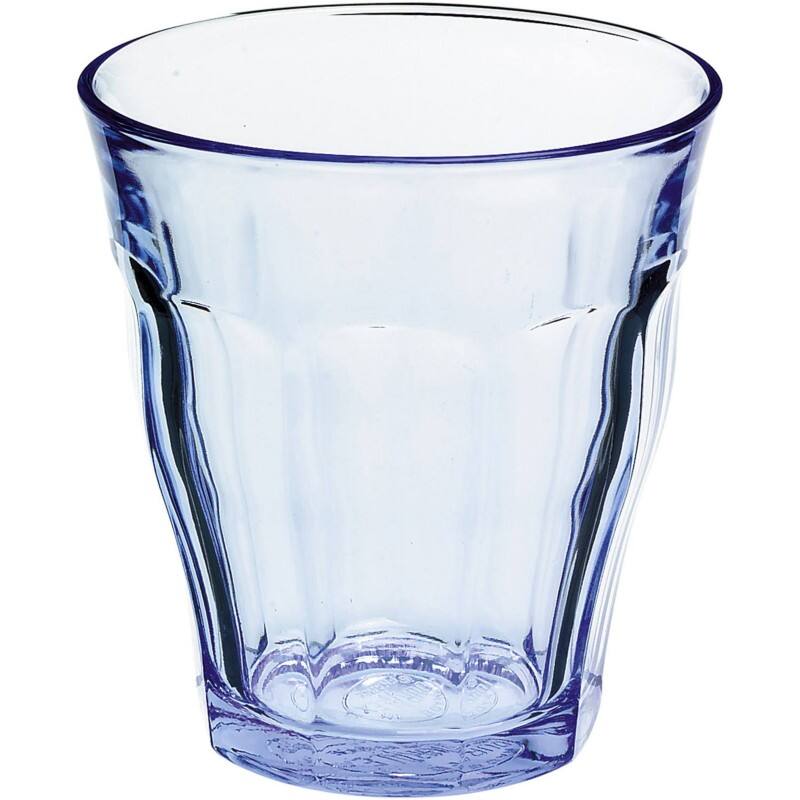 Drinkglas Picardie Marine 220 ml Blauw, transparant Gehard glas 6 Stuks