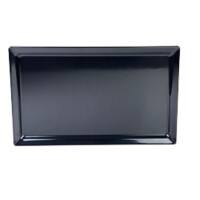 Serveerschaal Global 53 x 32,5 x 2,9 cm Melamine Zwart