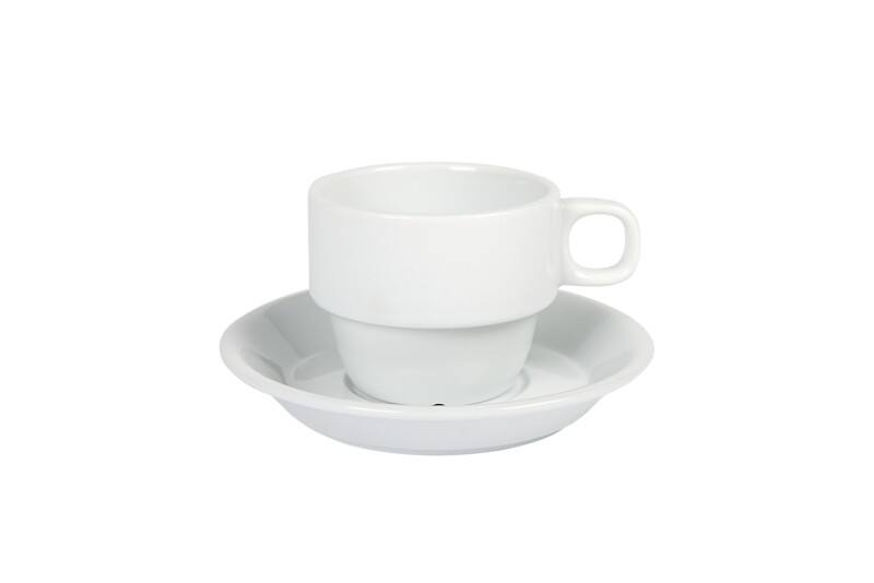 Nova Nordika Koffiekop Porselein 180 ml 80 mm Wit 24 Stuks