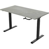 euroseats Zit-sta bureau zwart 1200 x 800 x 685-1165 mm