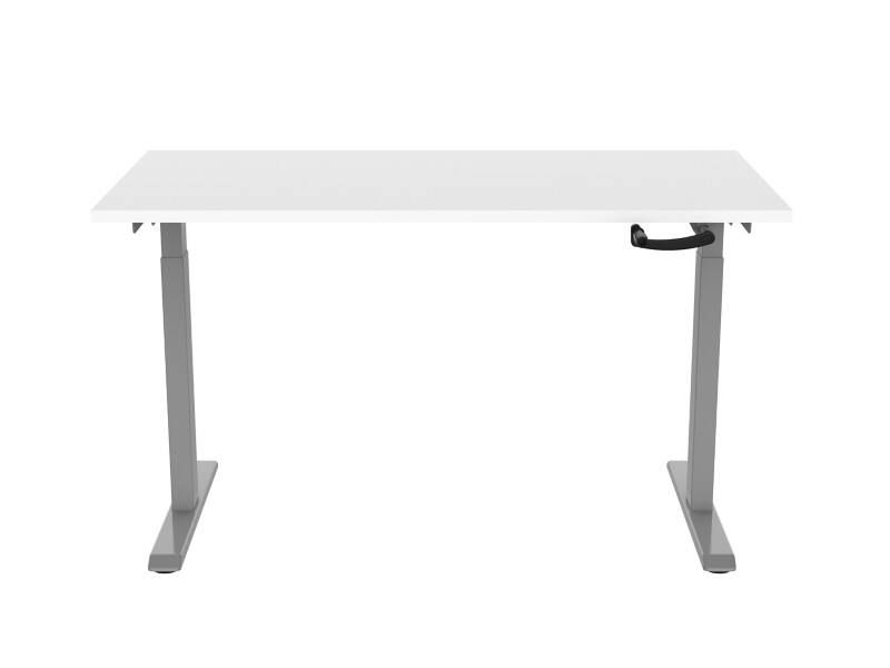 euroseats Crank Zit-sta-bureau Rechthoekig T-Voet 1.800 (B) x 800 (D) x 1.190 (H) mm Metaal