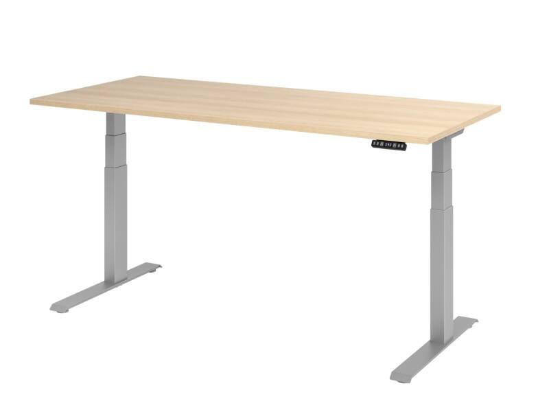 Hammerbacher VXDKB Elektrisch hoogteverstelbaar Zit-sta-bureau Eiken C-Voet 1.800 (B) x 800 (D) x 1.290 (H) mm Spaanplaat, Staal