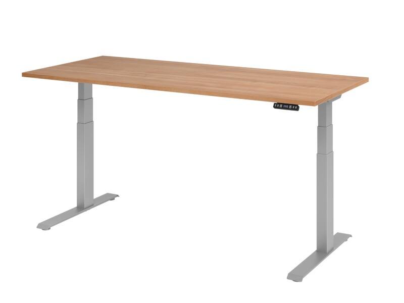Hammerbacher VXDKB Elektrisch hoogteverstelbaar Zit-sta-bureau Walnoot C-Voet 1.800 (B) x 800 (D) x 1.290 (H) mm Spaanplaat, Staal