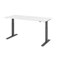Hammerbacher Zit-sta-bureau VXMKA19/W/G Wit 1800 x 800 mm