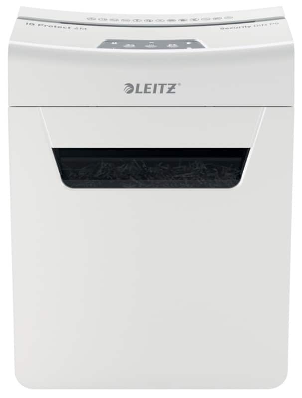Leitz IQ Protect 4M Premium Papierversnipperaar Micro snippers Veiligheidsniveau P-5 4 Vel
