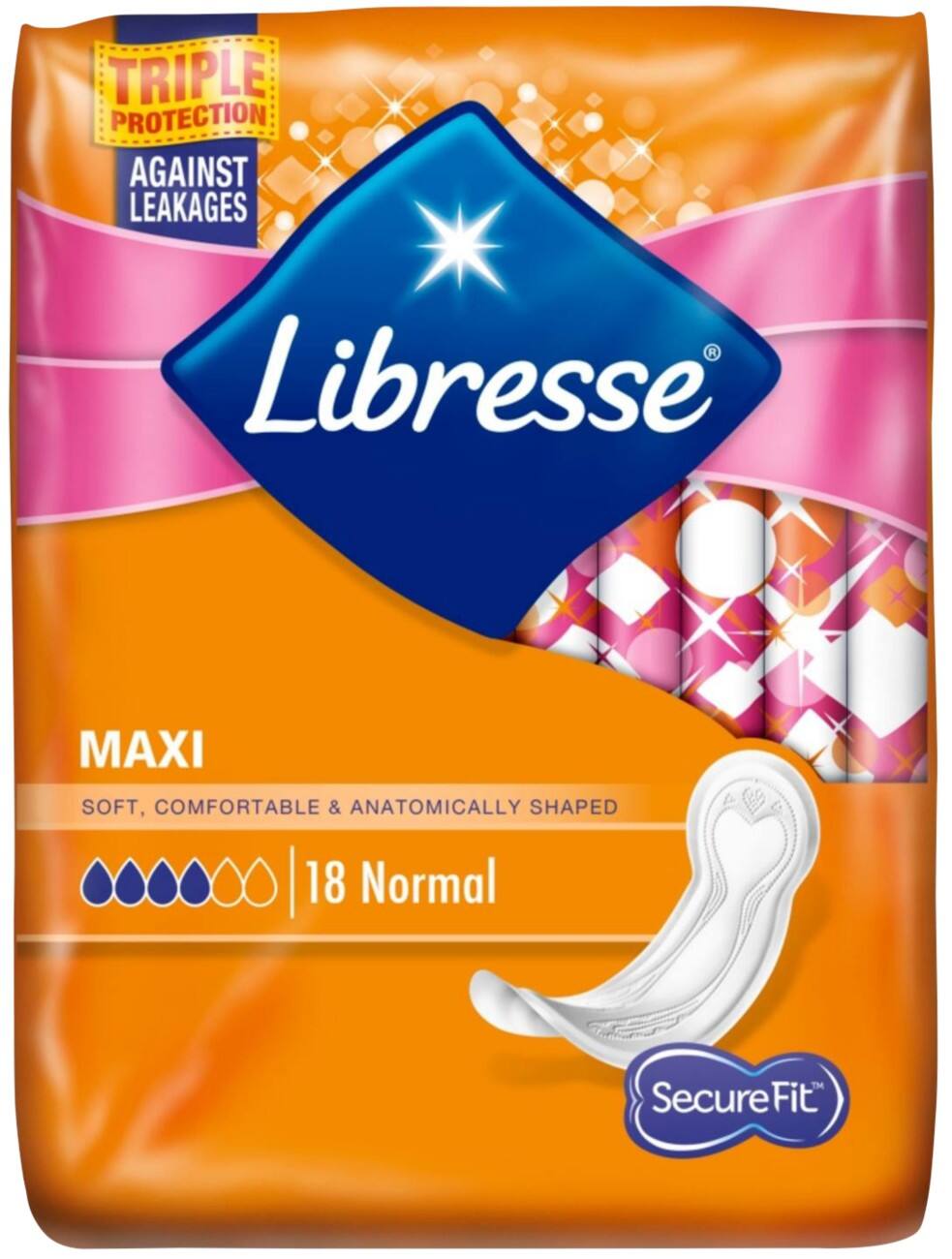 Libresse Maandverband Maxi Normal 18 Stuks
