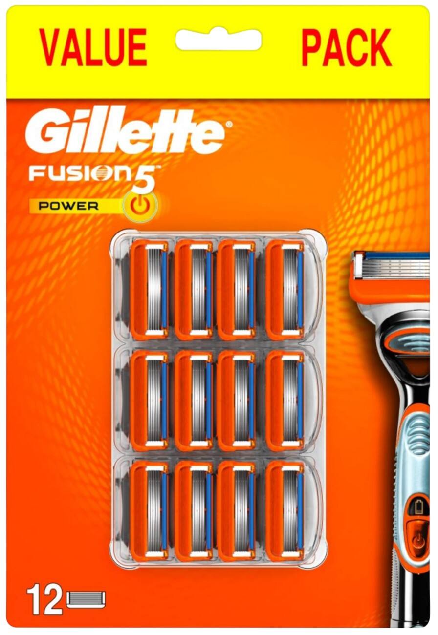 Gillette Scheermesjes Fusion 5 Power 12 Stuks