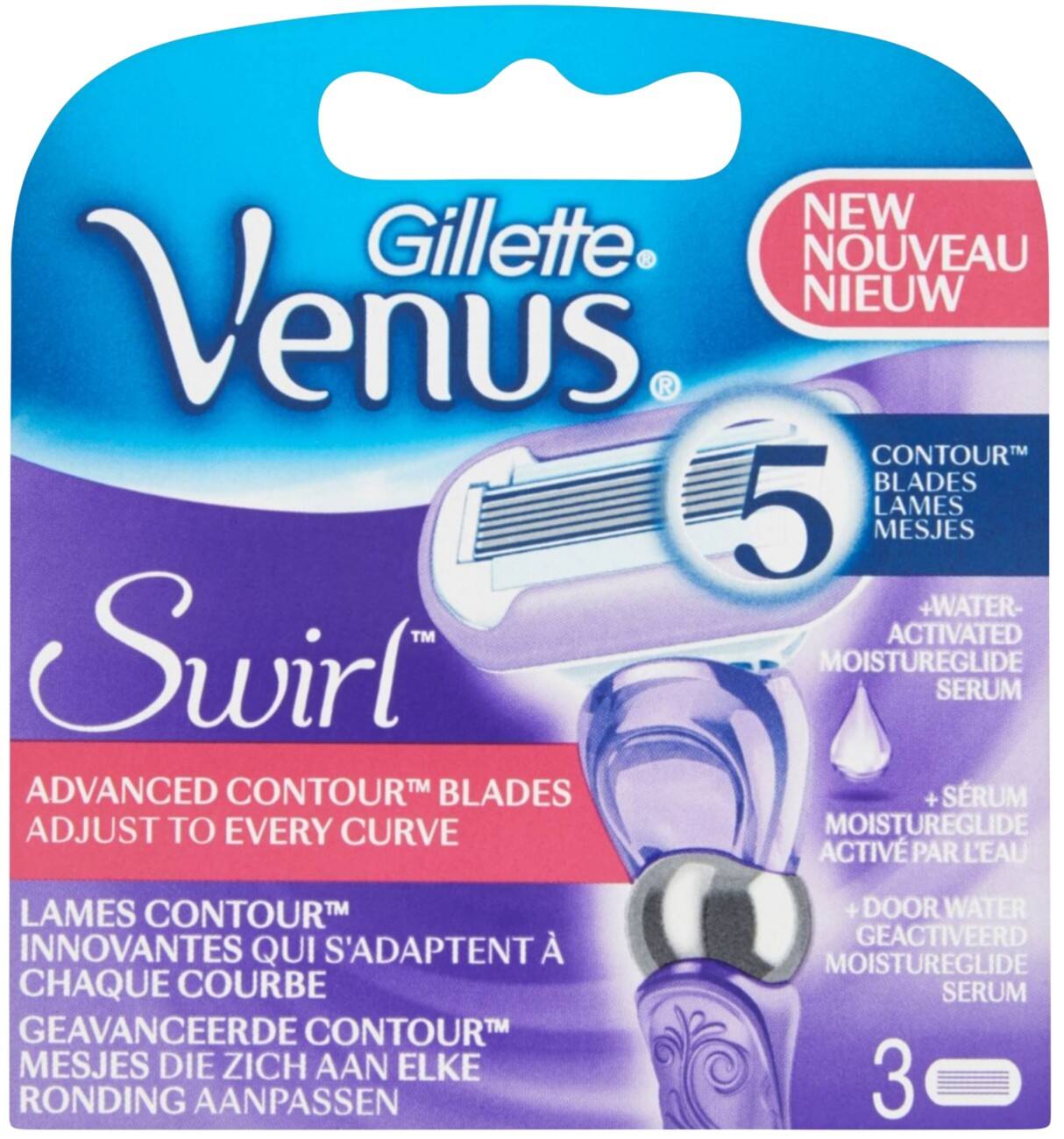 Gillette Scheermesjes Venus Swirl 5 Stuks
