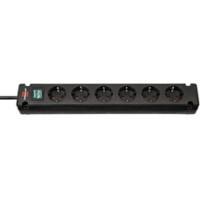 Brennenstuhl 1150650316 Bremounta Stekkerdoos 6 Type F stopcontacten 3 m Zwart