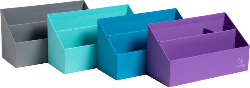 Exacompta Teksto Brievenhouder Kleurenassortiment 10 x 25 x 14 cm 4 Stuks 