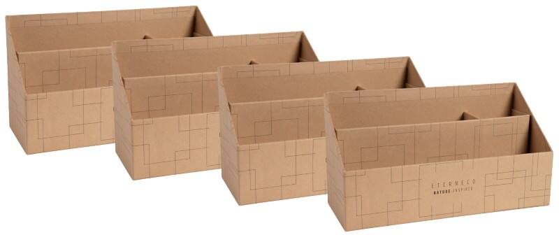 Exacompta Eterneco Brievenhouder Bruin 10 x 25 x 14 cm 4 Stuks 
