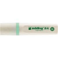 edding 24 EcoLine Tekstmarker Groen Medium Beitelpunt Navulbaar