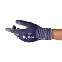 Ansell HyFlex Cut Resistant Werkhandschoenen Nitrile Maat 8 Donkerblauw 12 Paar