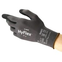 Ansell HyFlex Mechanical Protection Werkhandschoenen Foam, Nitrile Maat 10 Zwart 12 Paar
