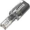 Hama Antitwist-USB-adapter Zwart, Transparant