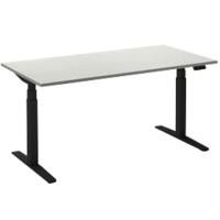 Ceha Adjust 2 Plus Elektrisch hoogteverstelbaar Zit-sta-bureau Rechthoekig Wit T-Voet 2,000 (B) x 800 (D) x 1,300 (H) mm Melamine, metaal