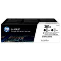 HP 201X Origineel Tonercartridge CF400XD Zwart Duopack 2 Stuks