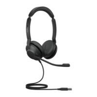Jabra Evolve2 30 MS Bedraad Stereo Headset Over het oor Noise Canceling USB Microfoon Zwart