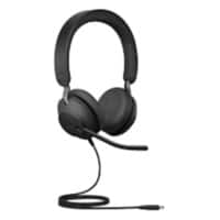 Jabra Evolve2 Bedraad Headset USB Stereo 40 Zwart
