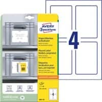 AVERY Zweckform Etiketten Wit, lichtgrijs 0,8 x 21 x 29,7 cm 20 stuks