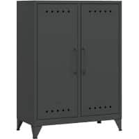 Bisley Fern Wandkast Metaal Niet afsluitbaar 800 x 400 x 1.100 mm Antraciet