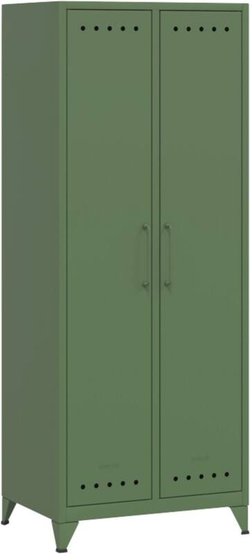 Bisley Fern Garderobe Metaal 700 x 510 x 1,800 mm Olijfgroen