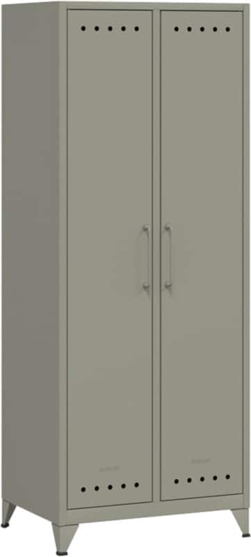 Bisley Fern Garderobe Metaal 700 x 510 x 1,800 mm Lichtgrijs