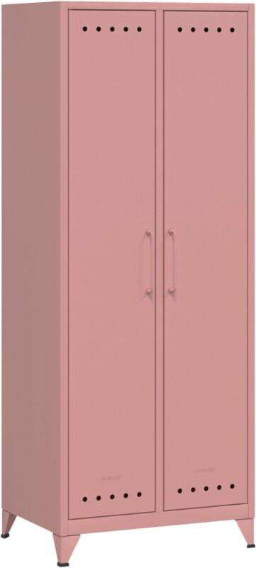Bisley Fern Garderobe Metaal 700 x 510 x 1,800 mm Pastelroze